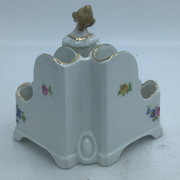 Vintage Germany Victorian Female Porcelain Holder - Picture 4 of 7